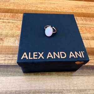 Alex and Ani rose quartz ring